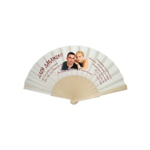 Abanico de Madera Invitación Boda