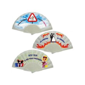 Abanico de Plástico Fiestas y Bromas