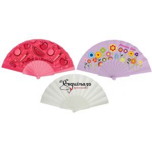 Abanico de Plástico Publicidad 6-Tintas