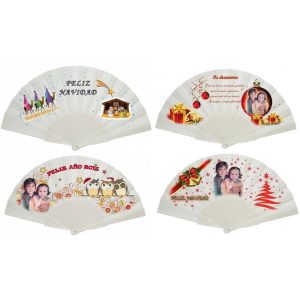 Abanicos de Plástico para Navidad