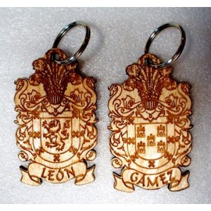 Llaveros Heráldica MADERA-FORMA 1 Llaveros Heráldica MADERA-FORMA 1