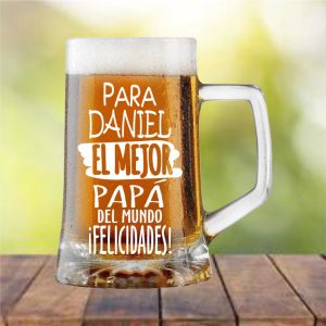 Jarra de Cerveza el Día del Padre Felicidades Mejor Papá