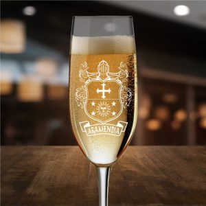 Copas de Cava Personalizadas (1 Escudo Heráldico)