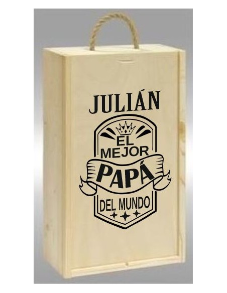 caja-de-madera-para-2-botellas-de-vino-personalizada-dia-del-padre-banda-con-corona 1