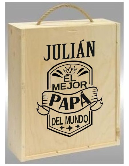 caja-de-madera-para-3-botellas-de-vino-personalizada-dia-del-padre-banda-con-corona 1