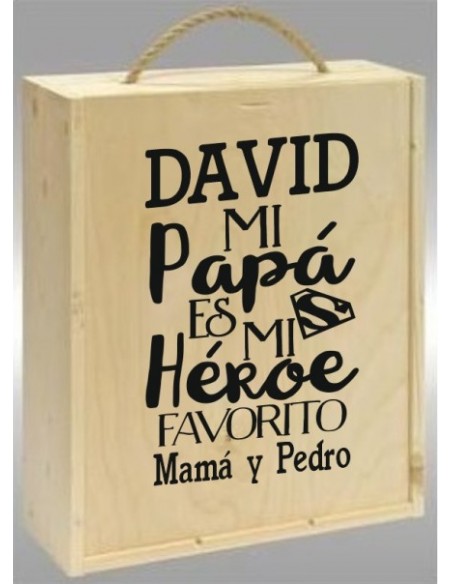 caja-de-madera-para-3-botellas-de-vino-personalizada-dia-del-padre-mi-padre-mi-heroe 1