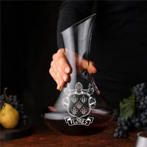 Decantador con Grabado Heráldico